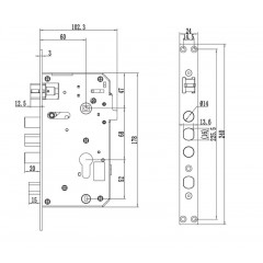 Электронный дверной замок Philips EasyKey 603