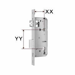 Электронный дверной замок Smart Fast SILVER Novilock v.4212