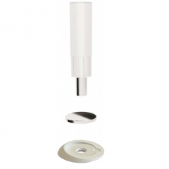 VERUM MOD 2 Дверной ограничитель магнитный скрытый белый