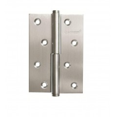 Разъёмная петля врезная латунная A010-D 100X70X3-132 (ЛЕВАЯ, матовый хром)