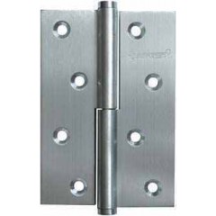 Разъёмная петля врезная латунная A010-D 100X70X3-132 (ПРАВАЯ, матовый хром)