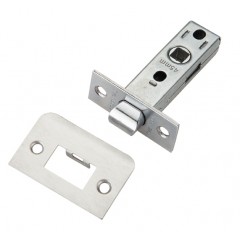 Защёлка врезная межкомнатная ADDEN BAU. 6-45 CHROME (цвет ХРОМ БЛЕСТЯЩИЙ)