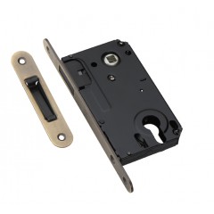 Защёлка врезная магнитная под ключевой цилиндр ADDEN BAU. KEY MAG 5085 BRONZE (цвет БРОНЗА)