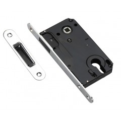 Защёлка врезная магнитная под ключевой цилиндр ADDEN BAU. KEY MAG 5085 CHROME (цвет ХРОМ БЛЕСТЯЩИЙ)