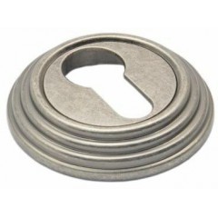 Накладка на ключевой цилиндр ADDEN BAU. SC V001 AGED SILVER (состаренное серебро)