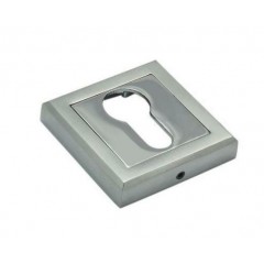 Накладка на ключевой цилиндр ADDEN BAU. SC Q001 CHROME (матовый хром)