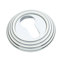 Накладка на ключевой цилиндр ADDEN BAU. SC V001 ENAMEL / CHROME (эмаль / хром блестящий)