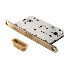 Защёлка врезная магнитная сантехническая ADDEN BAU WC-5096 MAG BRONZE (цвет БРОНЗА)