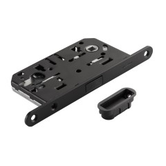 Защёлка врезная магнитная под ключевой цилиндр ADDEN BAU KEY-5085 MAG BLACK (цвет ЧЁРНЫЙ)