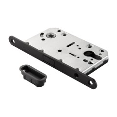 Защёлка врезная магнитная под ключевой цилиндр ADDEN BAU KEY-5085 MAG BLACK (цвет ЧЁРНЫЙ)