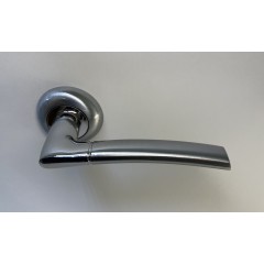 Ручка EURO/FIN E-15-01 MAT.CHROME/P.CHROME (матовый хром/хром блестящий)