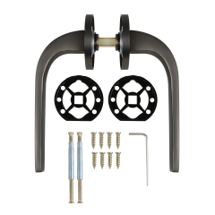 Ручка ADDEN BAU COMET S-483 GRAPHITE (цвет ГРАФИТ)