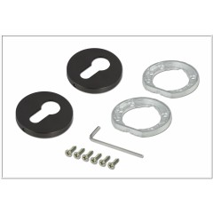 Накладка на ключевой цилиндр ADDEN BAU SC SR-001 GRAPHITE (цвет ГРАФИТ)