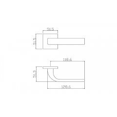 Ручка ADDEN BAU COMET S-546 BLACK (цвет ЧЁРНЫЙ МАТОВЫЙ)