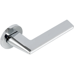 Ручка ADDEN BAU RIVER S-486 CHROME / WHITE (цвет ХРОМ БЛЕСТЯЩИЙ/БЕЛАЯ ВСТАВКА)