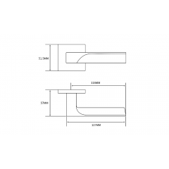 Ручка ADDEN BAU SHARP 558 GRAPHITE (цвет ГРАФИТ)