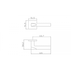 Ручка ADDEN BAU SHELF S-559 GRAPHITE (цвет ГРАФИТ)