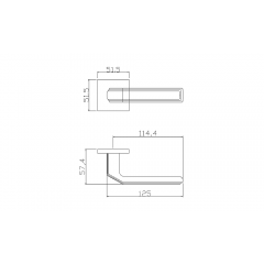 Ручка ADDEN BAU VEIN S-537 BLACK (цвет ЧЁРНЫЙ МАТОВЫЙ)