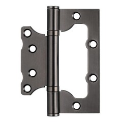 Петля дверная универсальная без врезки с двумя подшипниками ADDEN BAU. 100X75X2.5 BUT GRAPHITE (цвет ГРАФИТ)