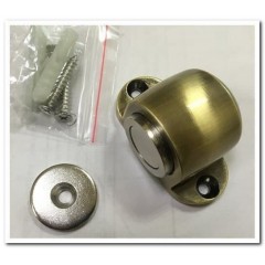 Дверной ограничитель напольный, магнитный SM1 AB, бронза