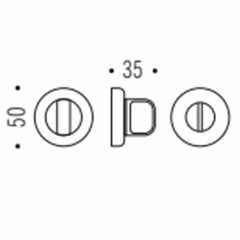 Накладка Colombo CD 69 BZG G матовый никель Mach, Talita