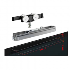 Раздвижная система Eckettica на 1-дверь до 80 кг без доводчиков Раздвижная система Eckettica на 1-дверь до 80 кг без доводчиков