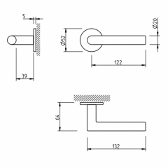 Ручка Tupai 4002 5S-153 черный Ручка Tupai 4002 5S-153 черный