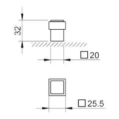 Стопор Tupai 2617 153 черный Стопор Tupai 2617 153 черный