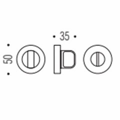 Накладка Colombo CC19 BZG черный One