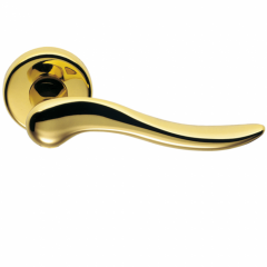 Дверная ручка на розетке Colombo Peter полированная латунь Дверная ручка на розетке Colombo Peter полированная латунь