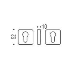 Накладка Colombo CC23 кл черный Oneq