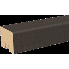 Рейка декоративная Экошпон цвет Черное дерево 40х 30х2700