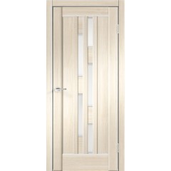 Деверь межкомнатная SoftTouch SoftTouch PREMIER 8 цвет Ясень капучино структурный стекло Лакобель белое Деверь межкомнатная SoftTouch SoftTouch PREMIER 8 цвет Ясень капучино структурный стекло Лакобель белое