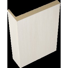 Наличник телескопический L 8мм Экошпон цвет Дуб белый 70х25х2440