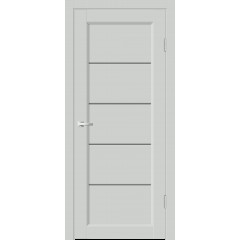 Дверное полотно EMALUX STYLE 1 со стеклом цвет Доломит стекло Мателюкс Графит