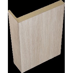 Наличник телескопический L 8мм Экошпон цвет Капучино 70х25х2440