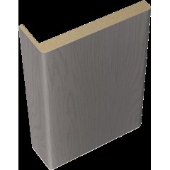 Наличник телескопический L 8мм SoftTouch цвет Ясень грей структурный 100х25х2440