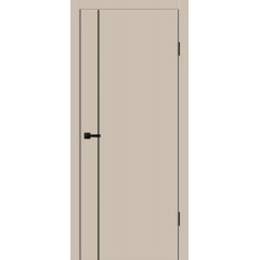 Дверное полотно EMALUX TECHNO BLACK MV1 цвет Кварцит