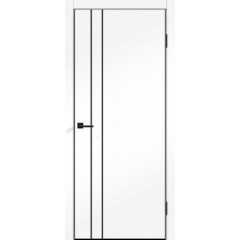 Дверное полотно SoftTouch TECHNO BLACK M2 цвет Ясень белый структурный Дверное полотно SoftTouch TECHNO BLACK M2 цвет Ясень белый структурный