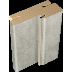 Стойка 70х26 Экошпон цвет Муар светло-серый