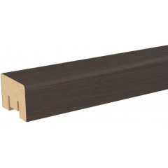 Рейка декоративная Экошпон цвет Черное дерево 20х 30х2700