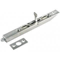 Шпингалет торцевой L160 никель матовый