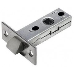 Защелка межкомнатная, с пластиковым язычком LP6-45 никель матовый