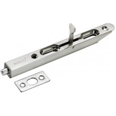 Шпингалет торцевой, скругленный OL160 никель матовый