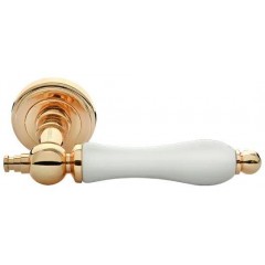 Ручка дверная MH-42-CLASSIC золото/белый