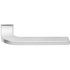 Ручка дверная, с невидимой квадратной розеткой SPUTNIK-SM хром матовый