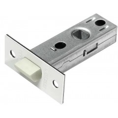 Защелка межкомнатная, с пластиковым язычком LP6-45 белый