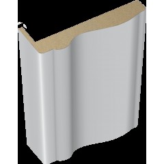 Наличник Волна телескопический Эмаль цвет Светло-серый 80х35х2200