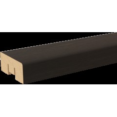 Рейка декоративная Экошпон цвет Черное дерево 16х 40х2700