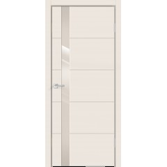 Деверь межкомнатная Эмаль SCANDI F Z1 цвет Слоновая кость стекло Лакобель слоновая кость